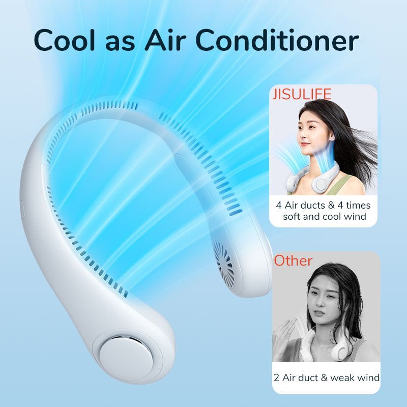 Rechargeable Portable Bladeless Neck Fan