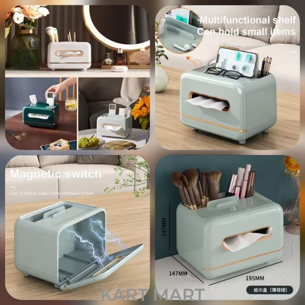 Luxury Tissue Organizer β Elegant, Durable & Premium Design!