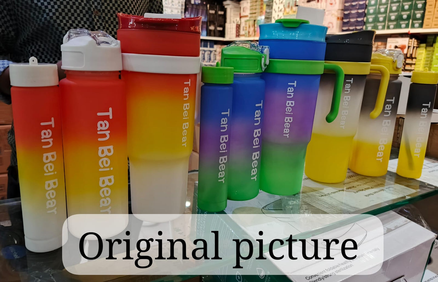3 Pieces Leak-Proof Gradient Water Bottles Set