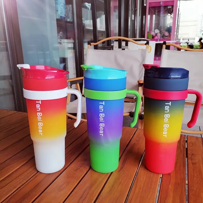 3 Pieces Leak-Proof Gradient Water Bottles Set