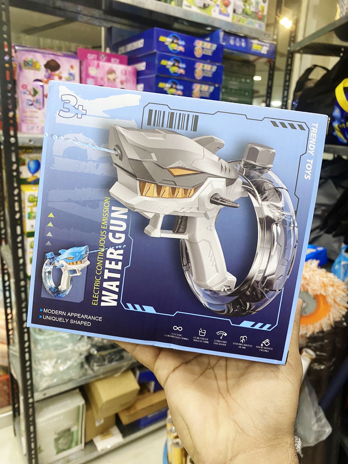 Rechargeable Shark Water Spray Gun