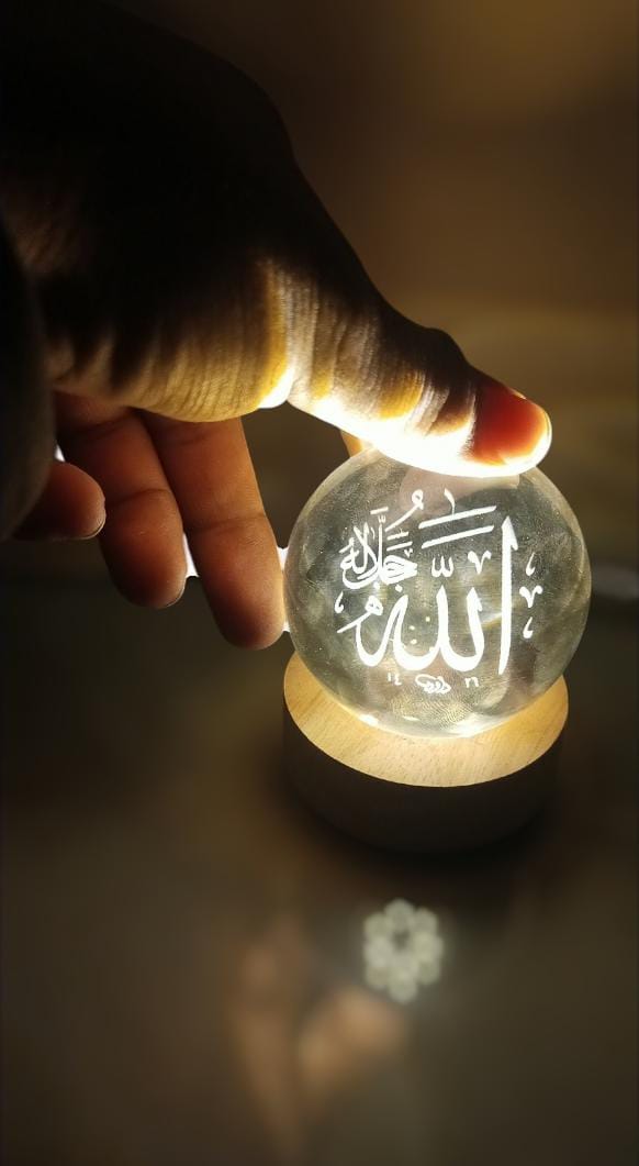 Modern 3D Crystal Galaxy Lamp