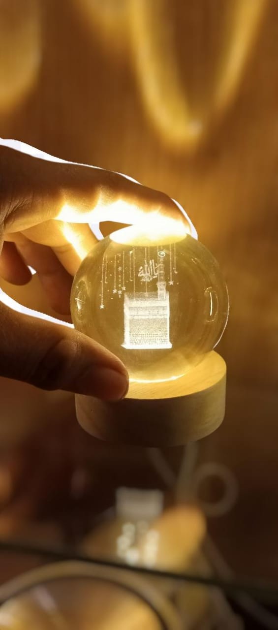 Modern 3D Crystal Galaxy Lamp