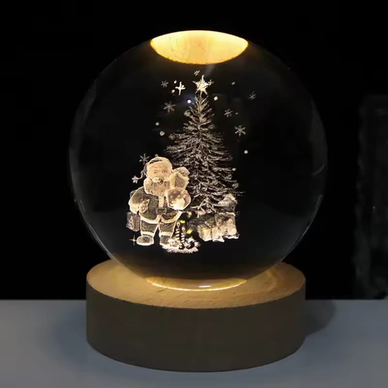 Modern 3D Crystal Galaxy Lamp