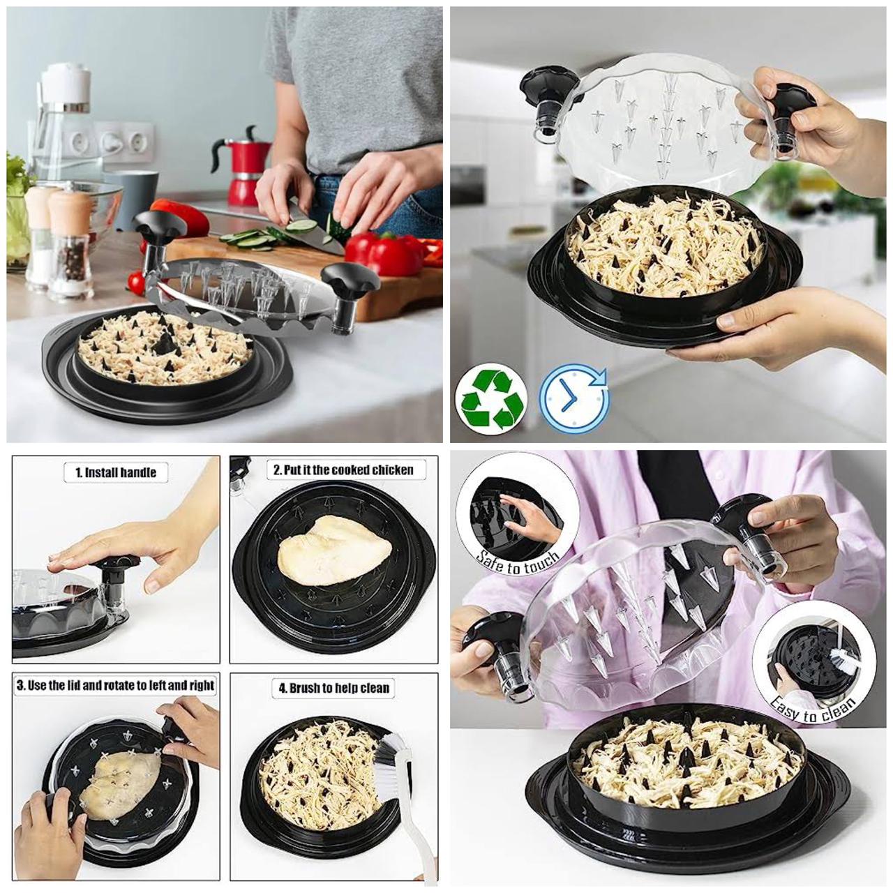 Chicken Shredder Tool – Quick & Easy Meat Pulled in Seconds!