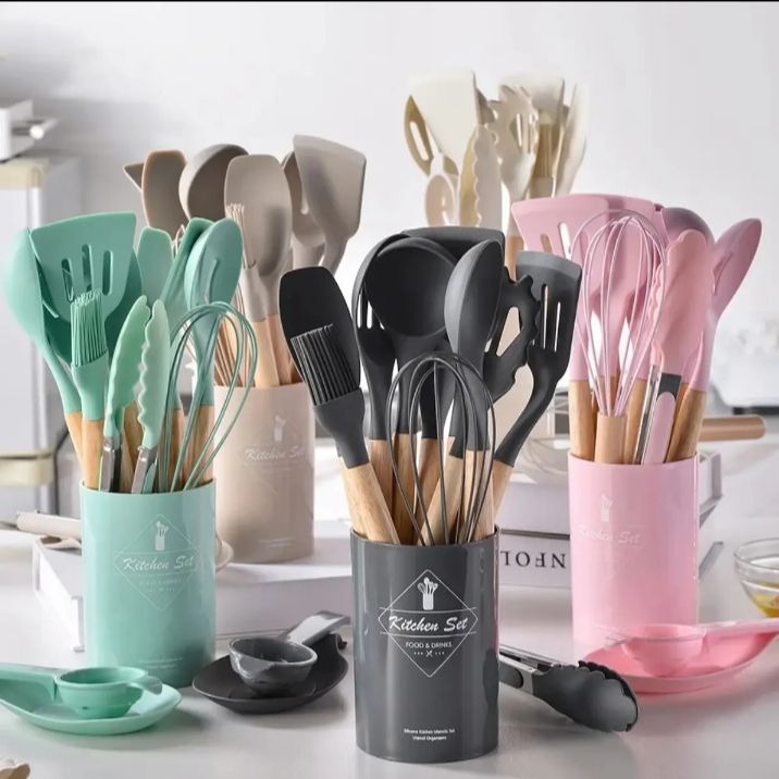 Silicone Spoon Set 16pcs
