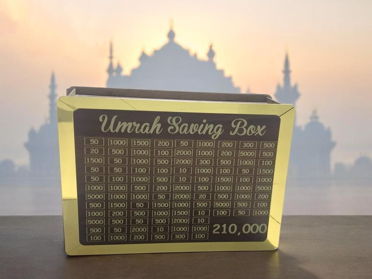 Umrah Niyat Money Saving Box