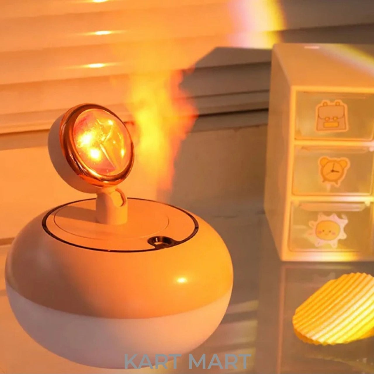 Sunset Light with Humidifier β Relaxing Glow & Gentle Mist!