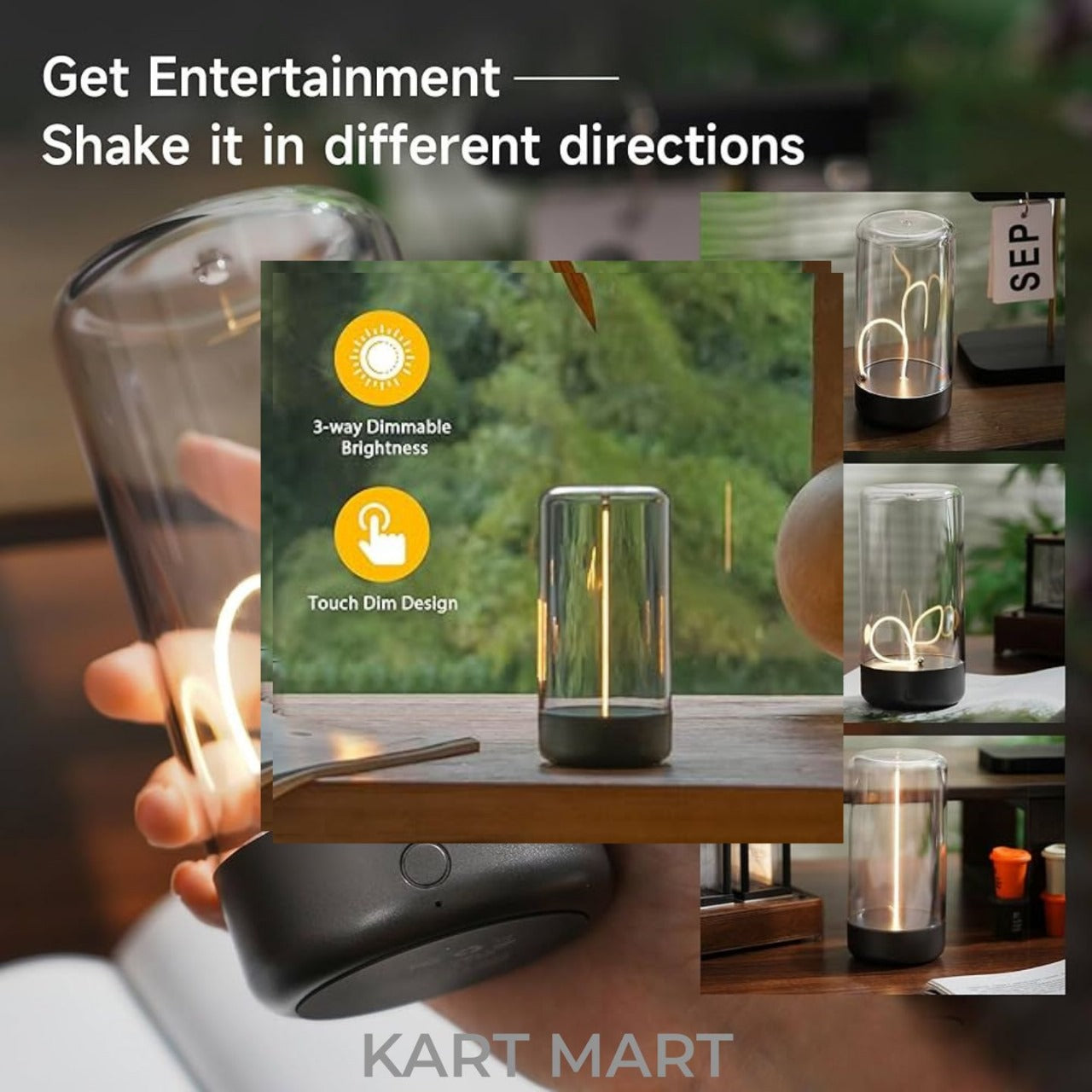 Rechargeable Ambient Light ā Soft Glow, Sleek Design!