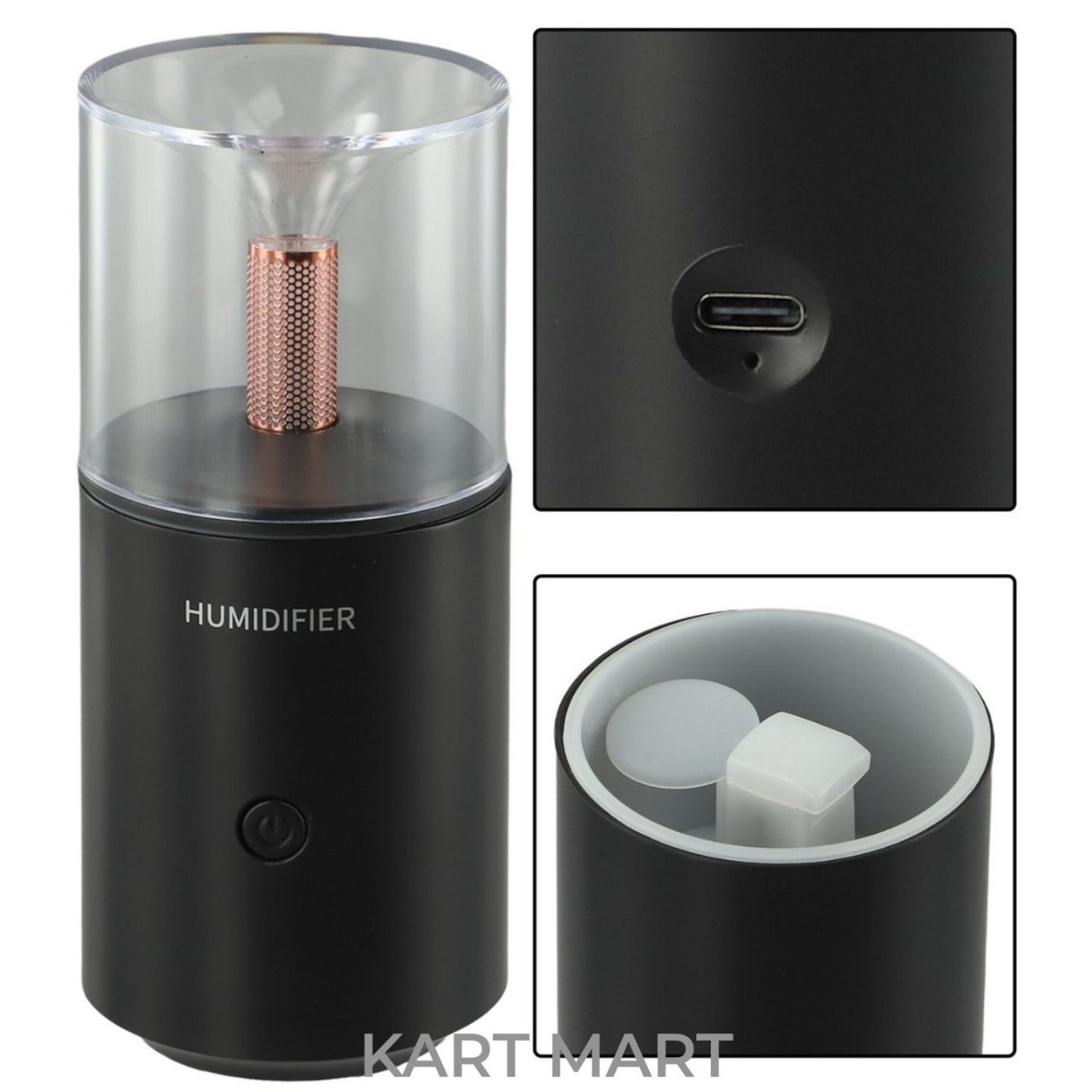 Candlelight Electric Humidifier ā Soothing Mist & Warm Glow!