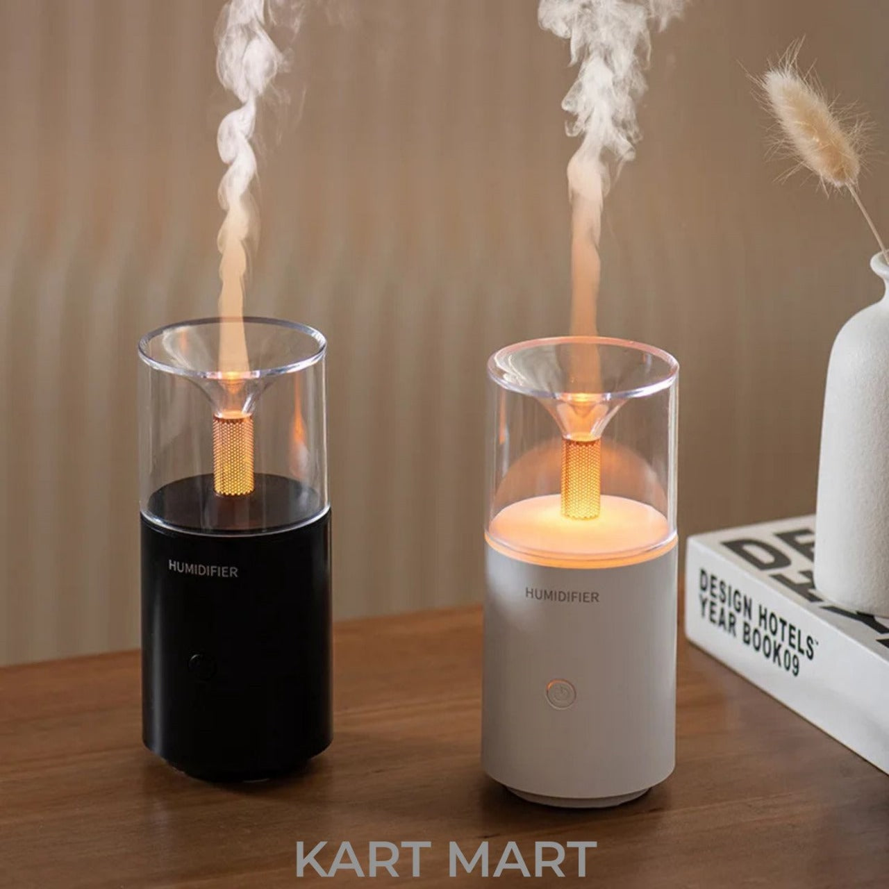Candlelight Electric Humidifier ā Soothing Mist & Warm Glow!