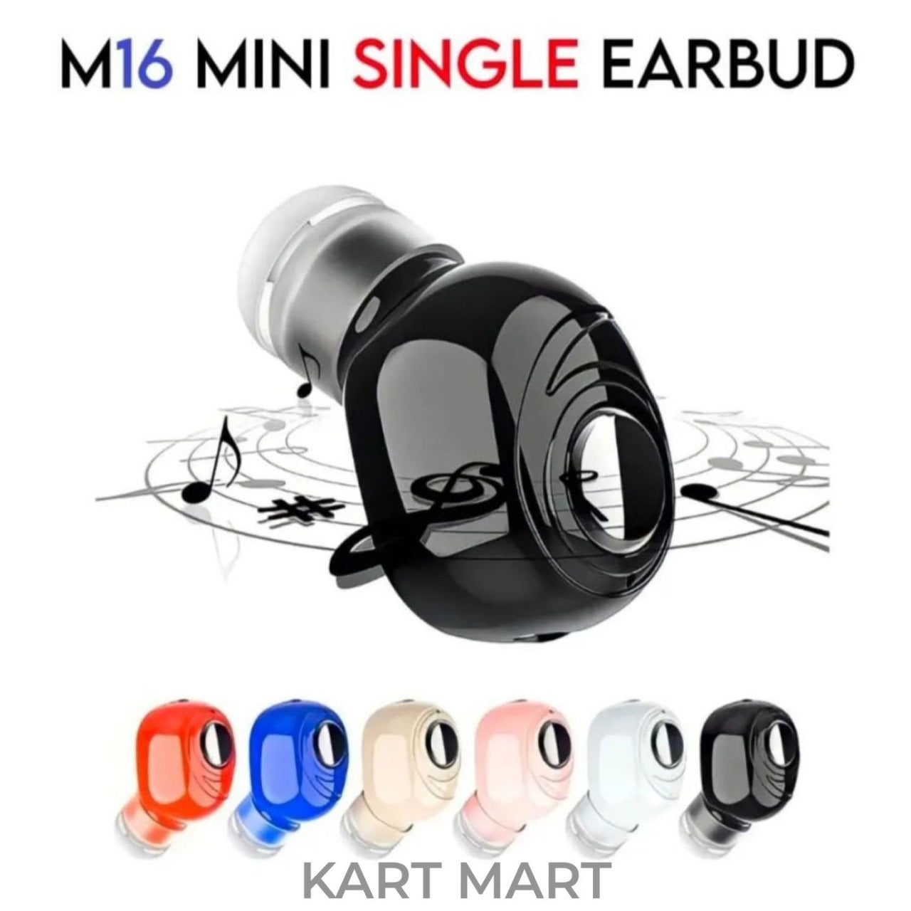 M16 Single Bluetooth ā Compact, Clear & Wireless Freedom!