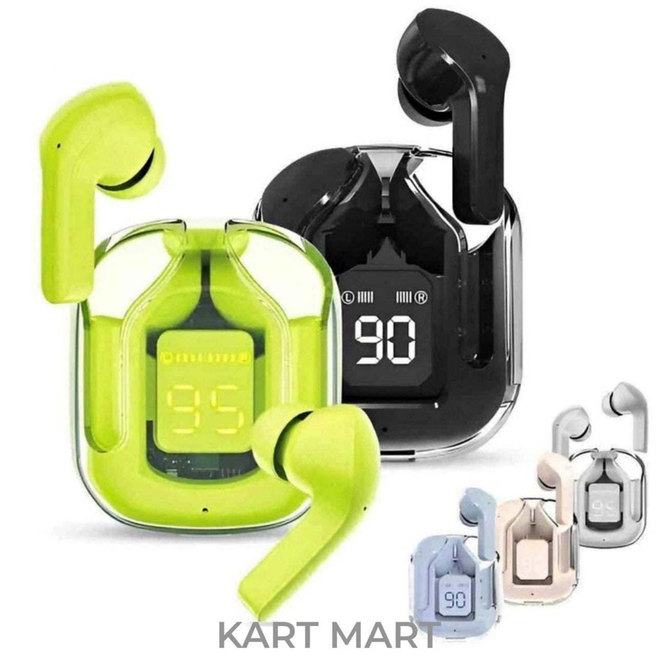 Air 31 Transparent Digital Earbuds ā Sleek, Smart & Stylish!