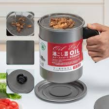 High Quality Fryer Oil Filter Pot Carbon Steel Oil Can With Stainless Steel