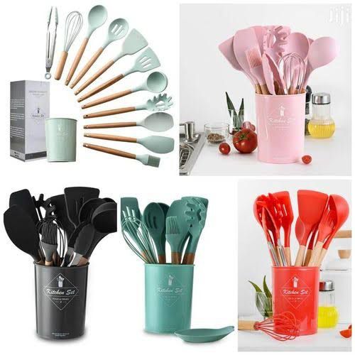 Silicone Spoon Set 16pcs