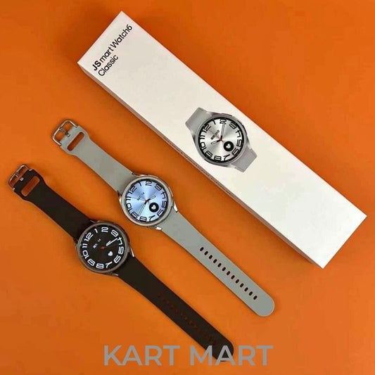 JSmart Watch 6 Classic – Premium Round Dial Smartwatch 🖤