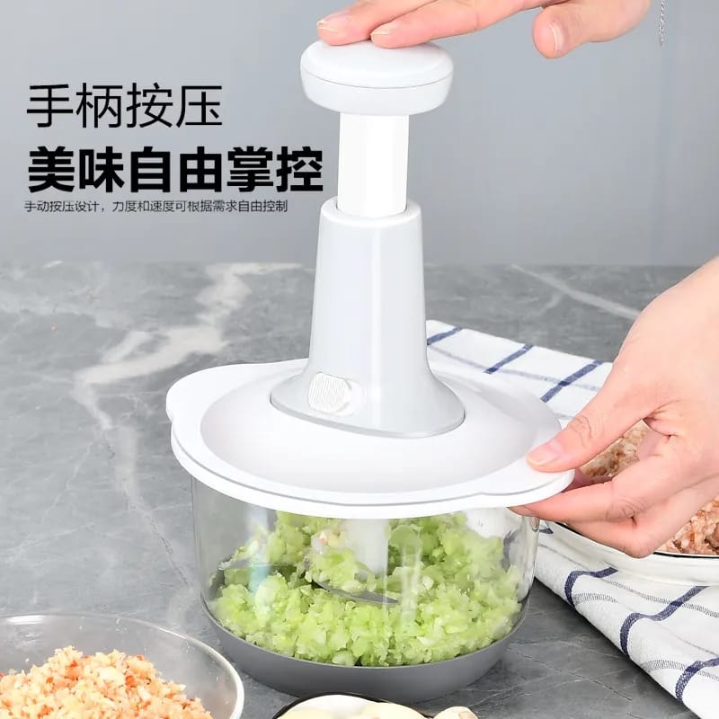 Manual Hand Press Chopper 1.5 Litre