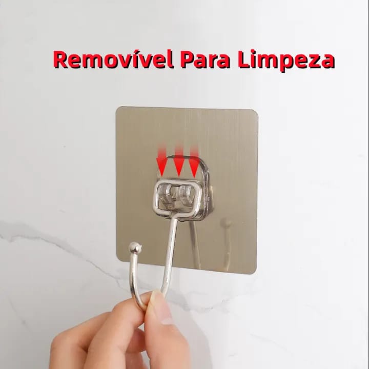 Large Adhesive PVC Hooks for Hanging Heavy Duty Items