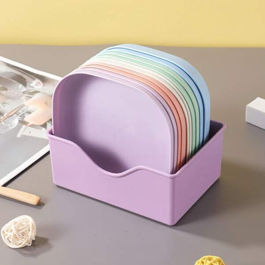 Pack of 10 Plates With Stand