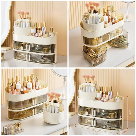 2-Layer Desktop Cosmetic Storage Rack