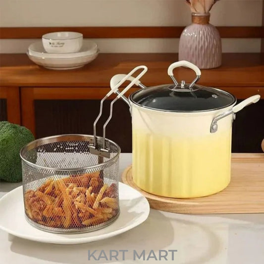 3L Deep Frying Pot – Premium Quality for Perfect Crispy Cooking!