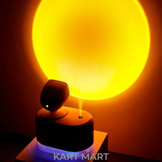 Sunset Light with Humidifier – Relaxing Glow & Gentle Mist!